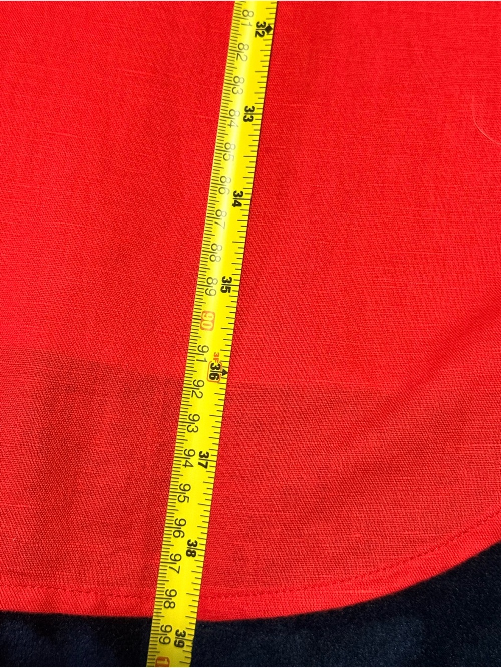 J.Crew Orange Red Linen Button-Down Long Shirt Dress Tunic Size XL - Picture 13 of 13